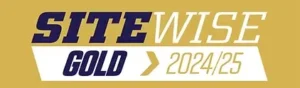 SiteWise Gold 2024/25 certification awarded to Concrete Driveways Auckland.